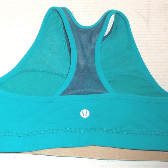 Lululemon Deep Breath Women's Racerback Sports Bra with Mesh Accents Size: 6 - Picture 2 of 8